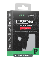 Blackout Deck Sleeves - Japanese Mini Size - Clear