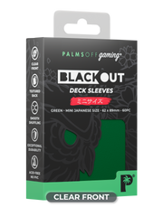 Blackout Deck Sleeves - Japanese Mini Size - Green