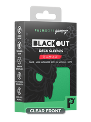 Blackout Deck Sleeves - Japanese Mini Size - Jade