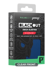 Blackout Deck Sleeves - Japanese Mini Size - Navy