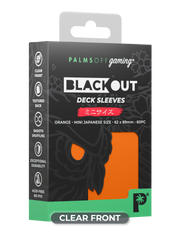 Blackout Deck Sleeves - Japanese Mini Size - Orange