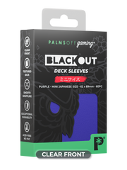Blackout Deck Sleeves - Japanese Mini Size - Purple