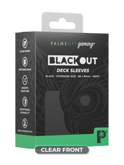Blackout Deck Sleeves - Standard Size - Black