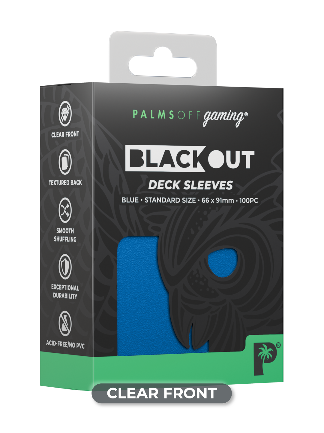 Blackout Deck Sleeves - Standard Size - Blue