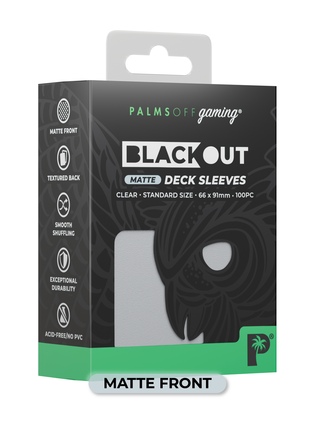 Blackout Deck Sleeves - Standard Size - Clear - Matte