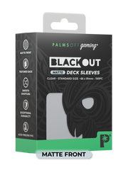Blackout Deck Sleeves - Standard Size - Clear - Matte