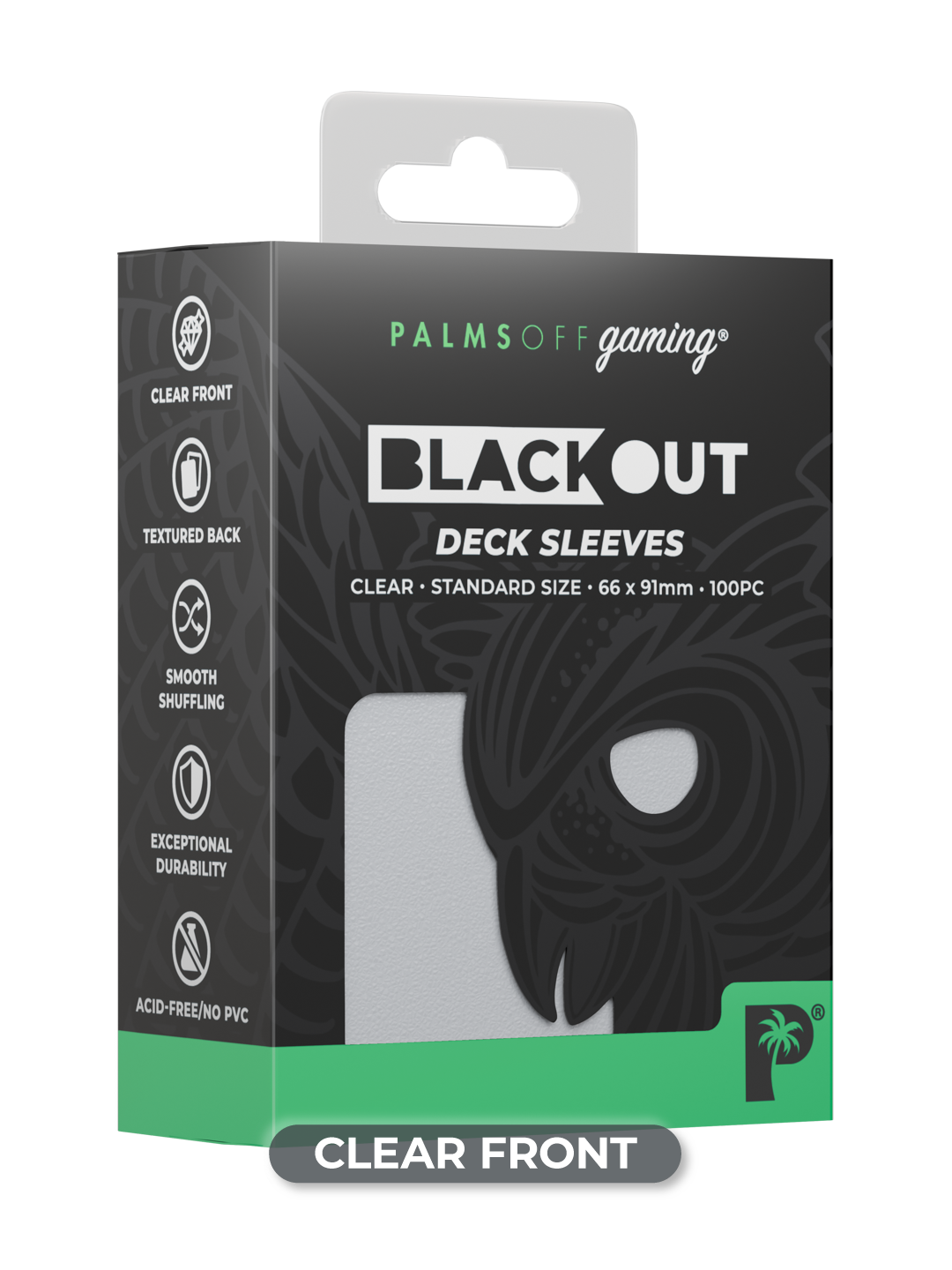 Blackout Deck Sleeves - Standard Size - Clear