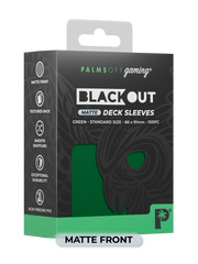 Blackout Deck Sleeves - Standard Size - Green - Matte