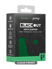Blackout Deck Sleeves - Standard Size - Green
