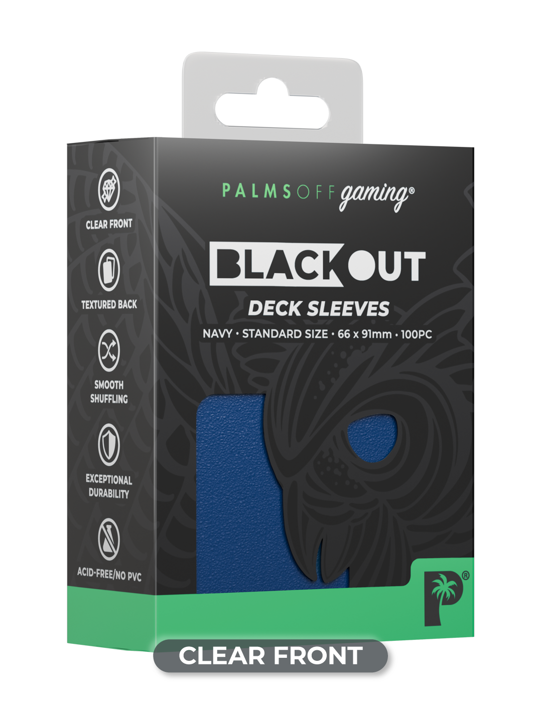Blackout Deck Sleeves - Standard Size - Navy
