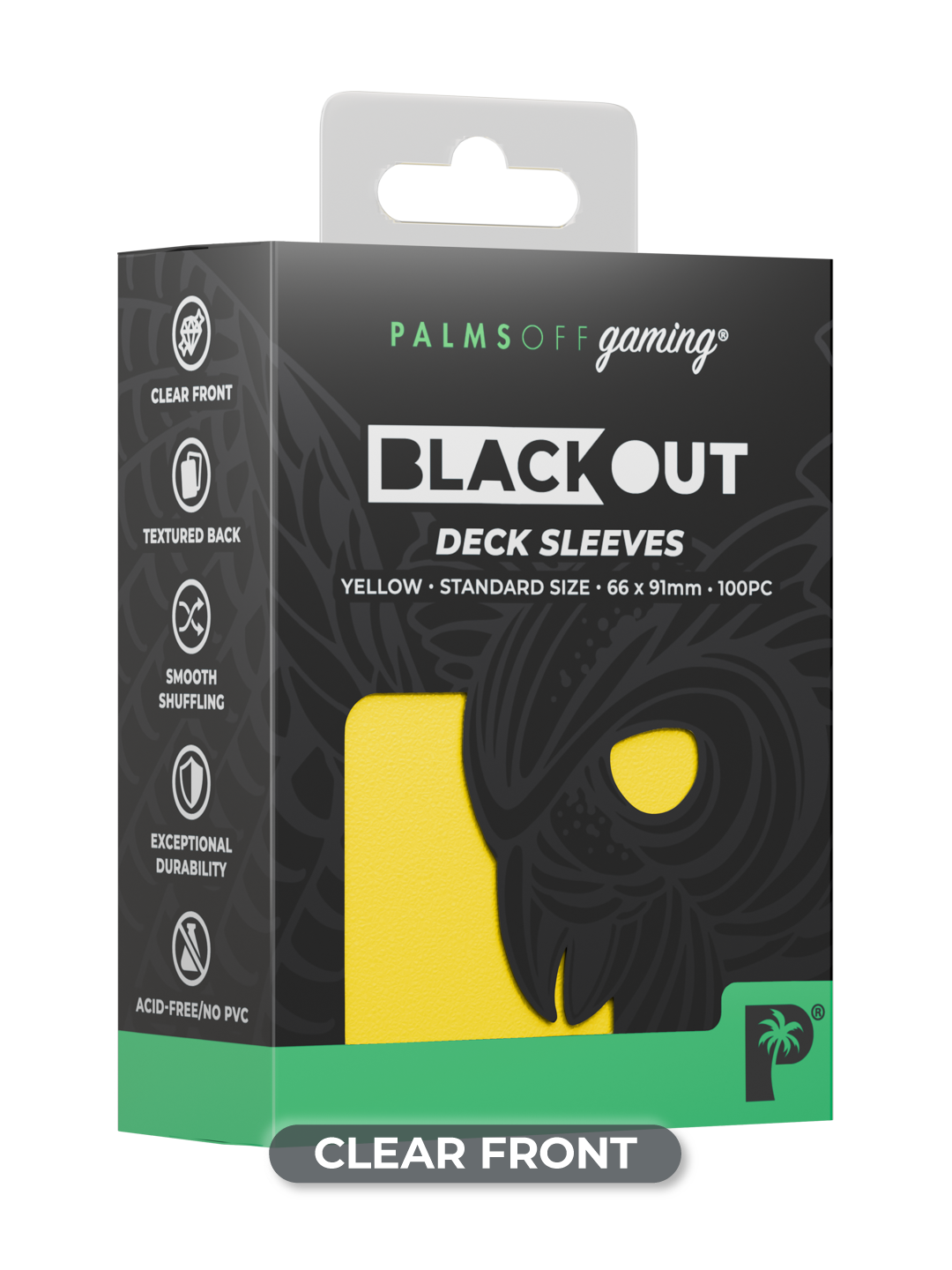 Blackout Deck Sleeves - Standard Size - Yellow
