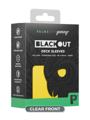 Blackout Deck Sleeves - Standard Size - Yellow