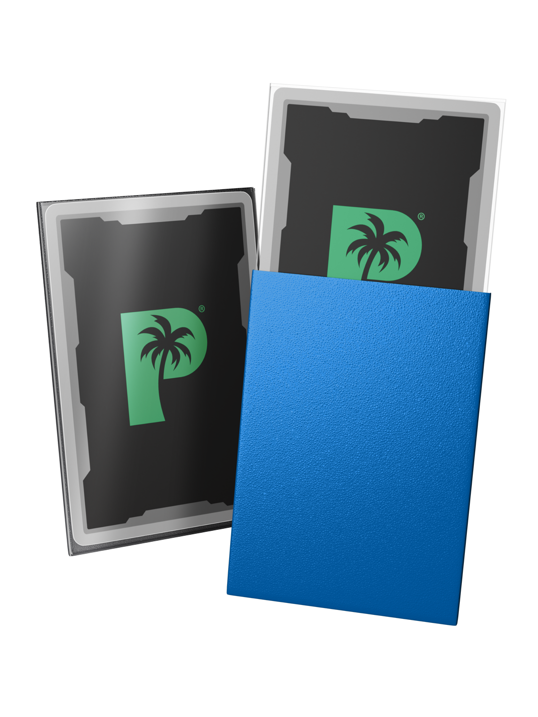 Blackout Deck Sleeves - Japanese Mini Size - Blue - Matte