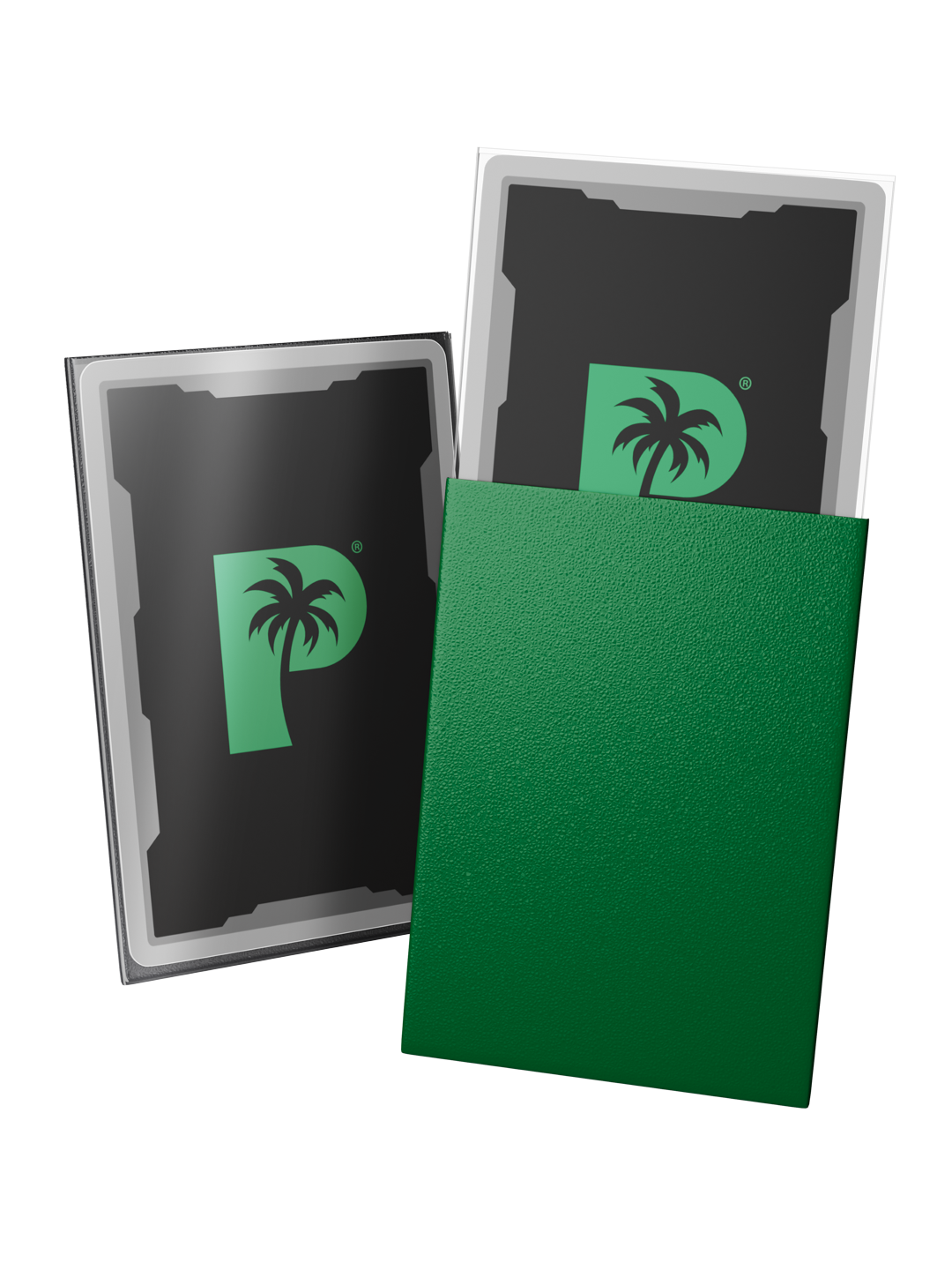 Blackout Deck Sleeves - Japanese Mini Size - Green - Matte