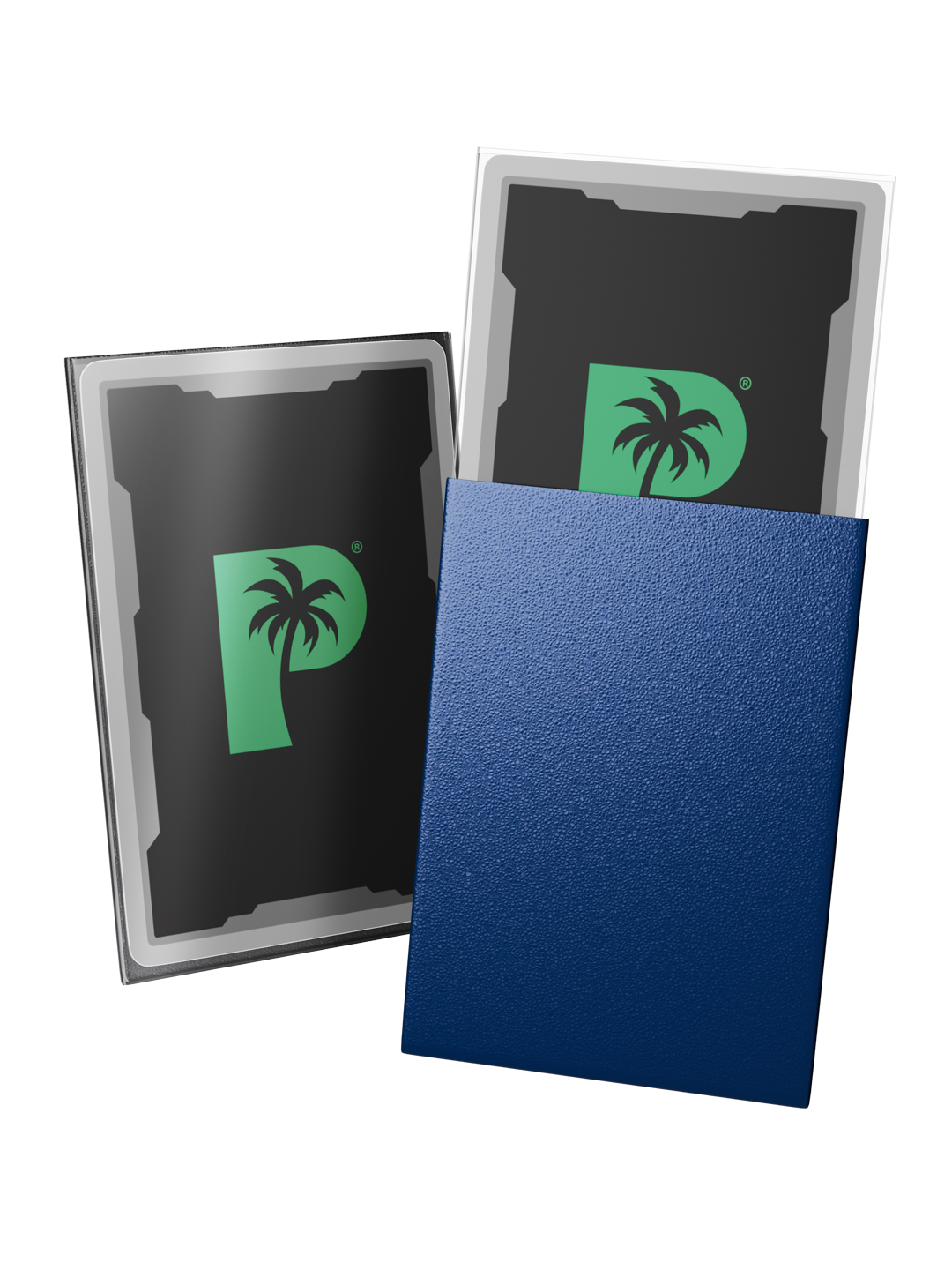Blackout Deck Sleeves - Japanese Mini Size - Navy - Matte