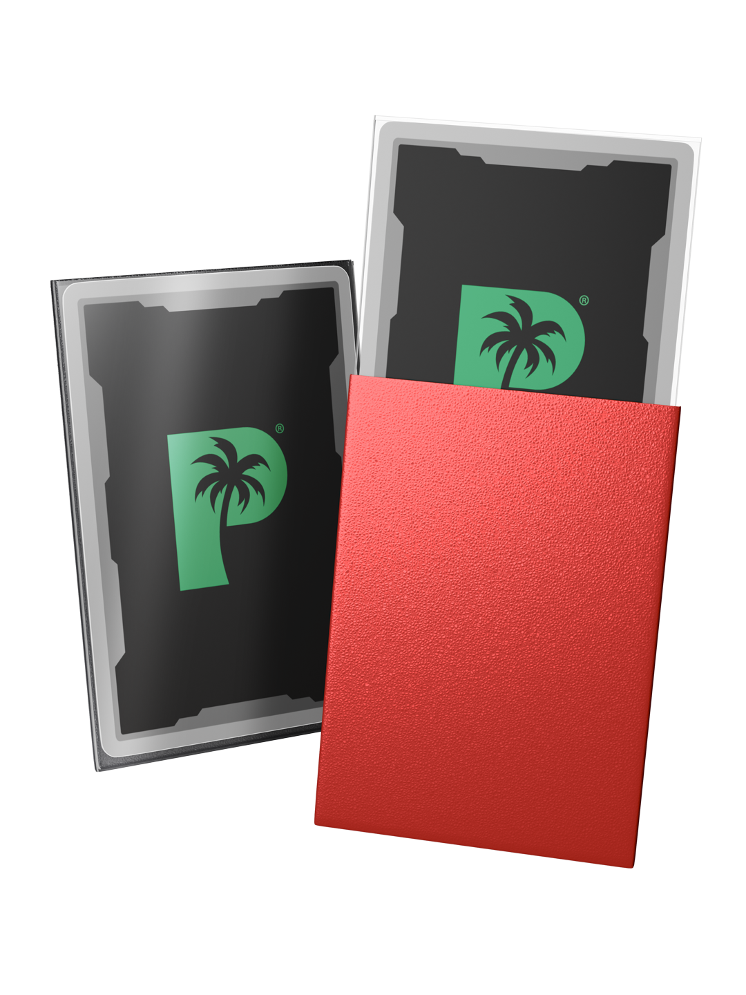 Blackout Deck Sleeves - Japanese Mini Size - Red - Matte