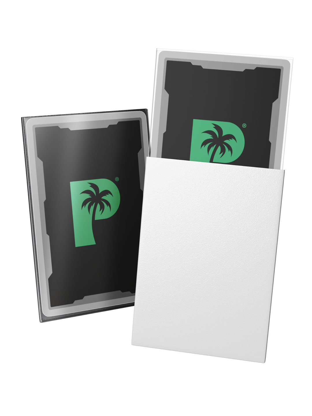 Blackout Deck Sleeves - Japanese Mini Size - White - Matte
