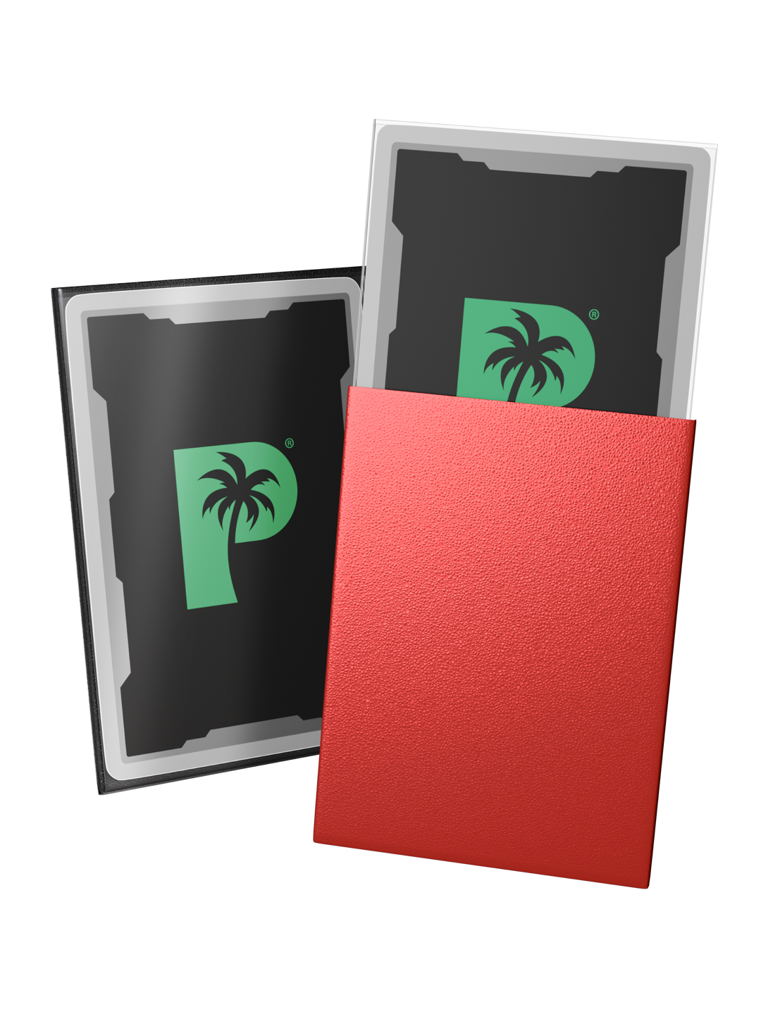 Blackout Deck Sleeves - Standard Size - Red - Matte