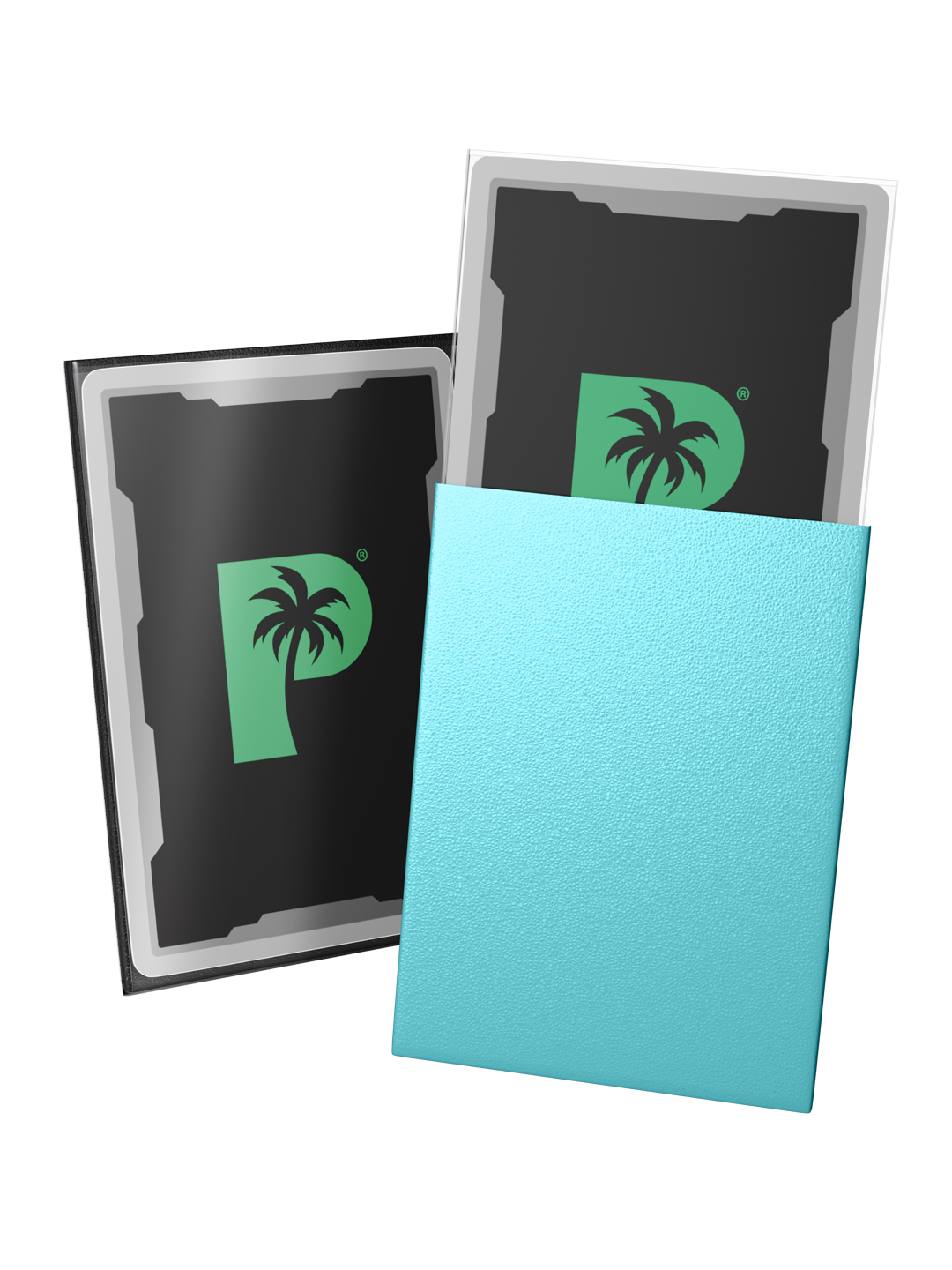 Blackout Deck Sleeves - Standard Size - Turquoise - Matte