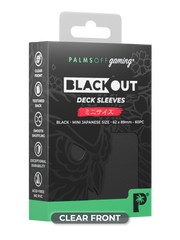 Blackout Deck Sleeves - Japanese Mini Size - Black