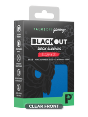 Blackout Deck Sleeves - Japanese Mini Size - Blue