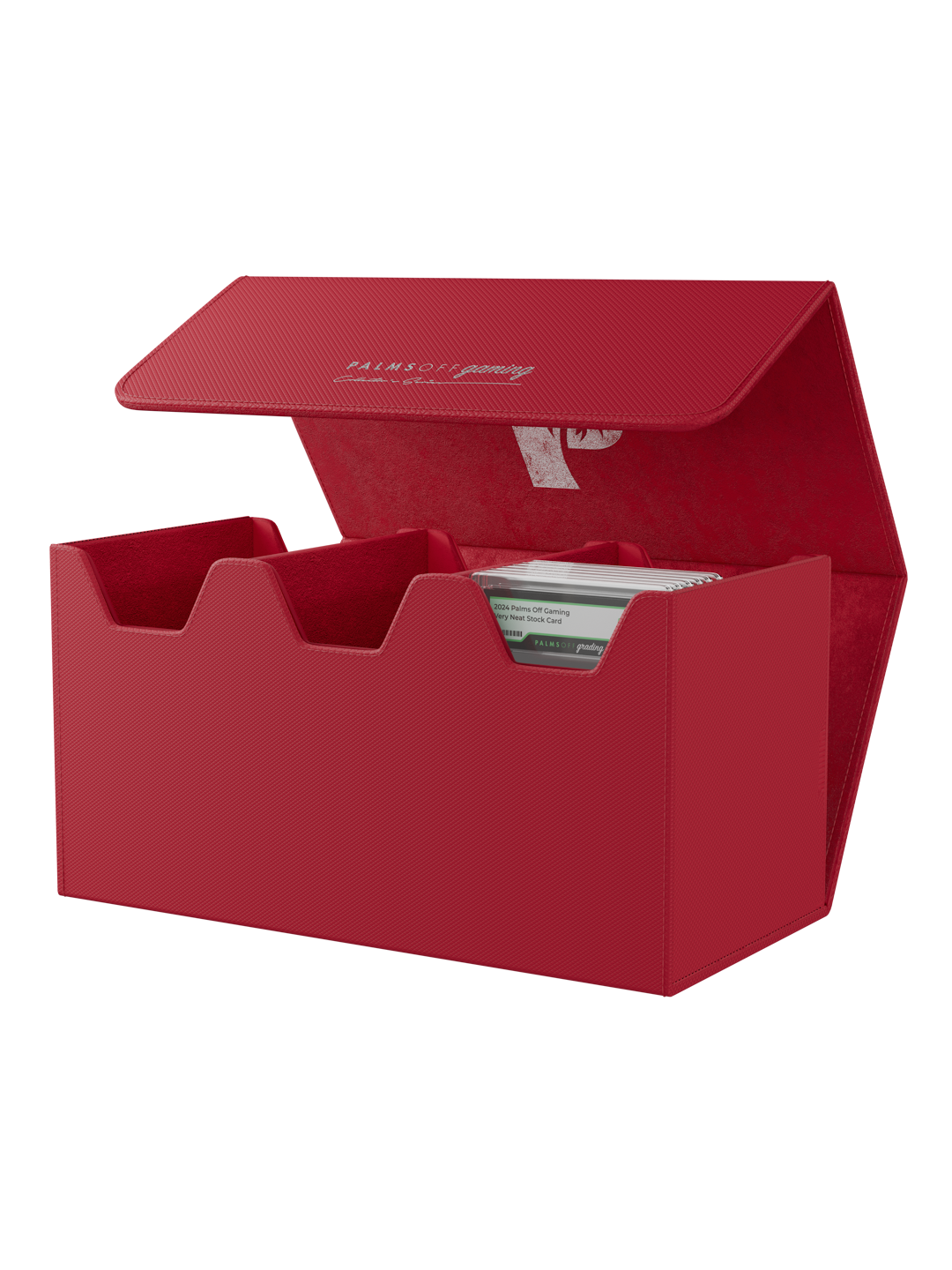 Collector's Series Graded Card Storage Case - Large - Red