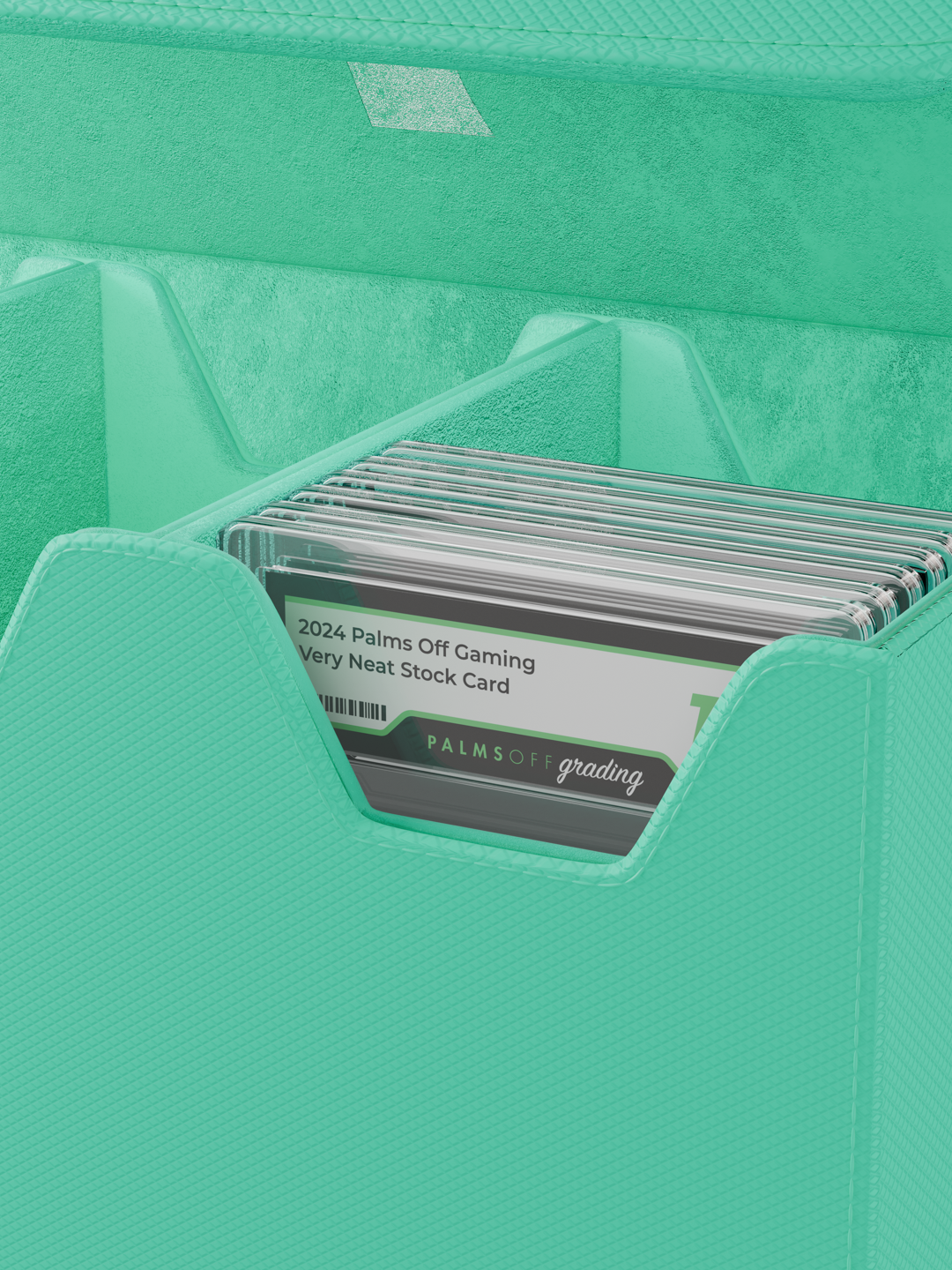 Collector's Series Graded Card Storage Case - Large - Turquoise