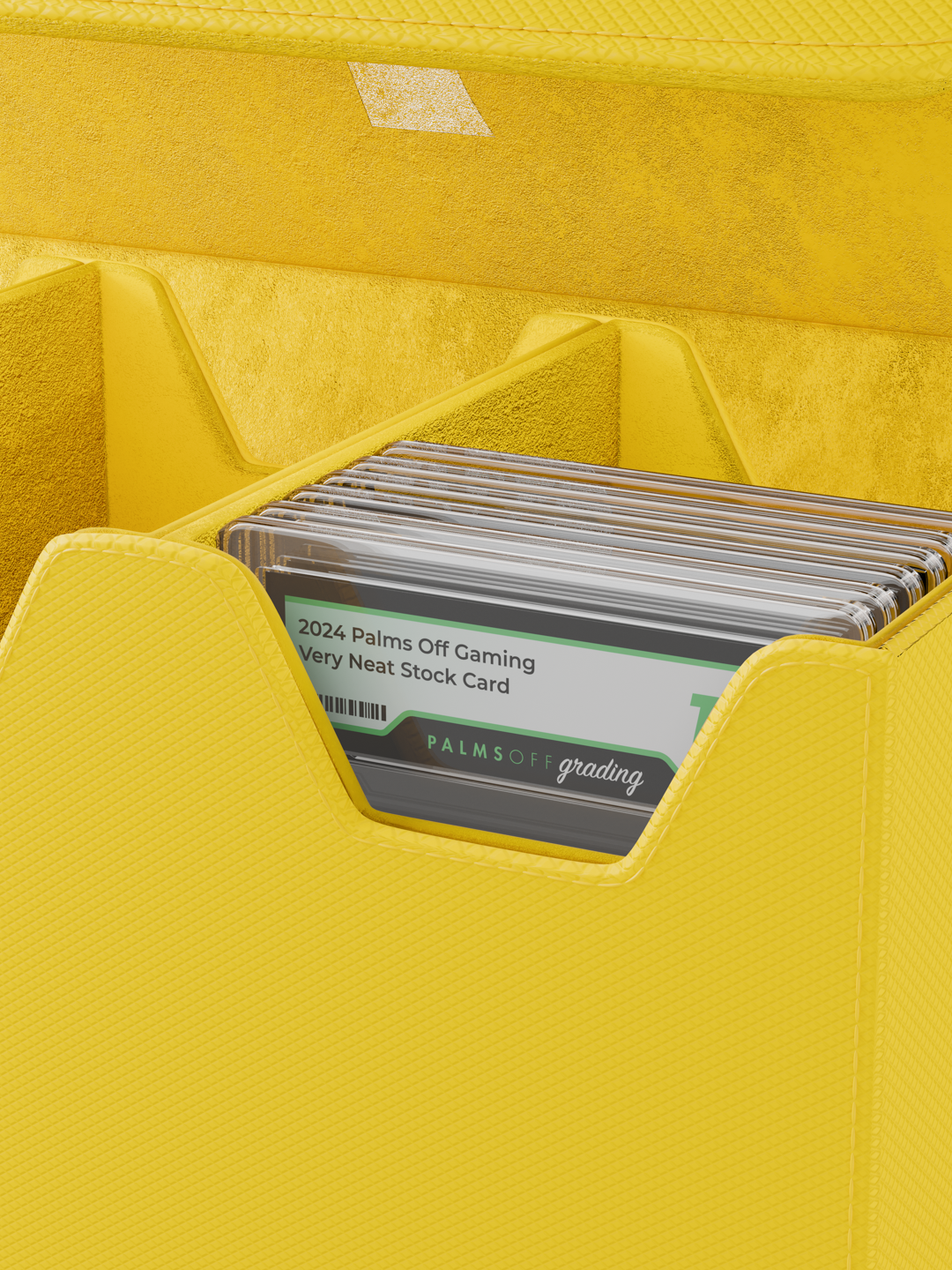 Collector's Series Graded Card Storage Case - Large - Yellow