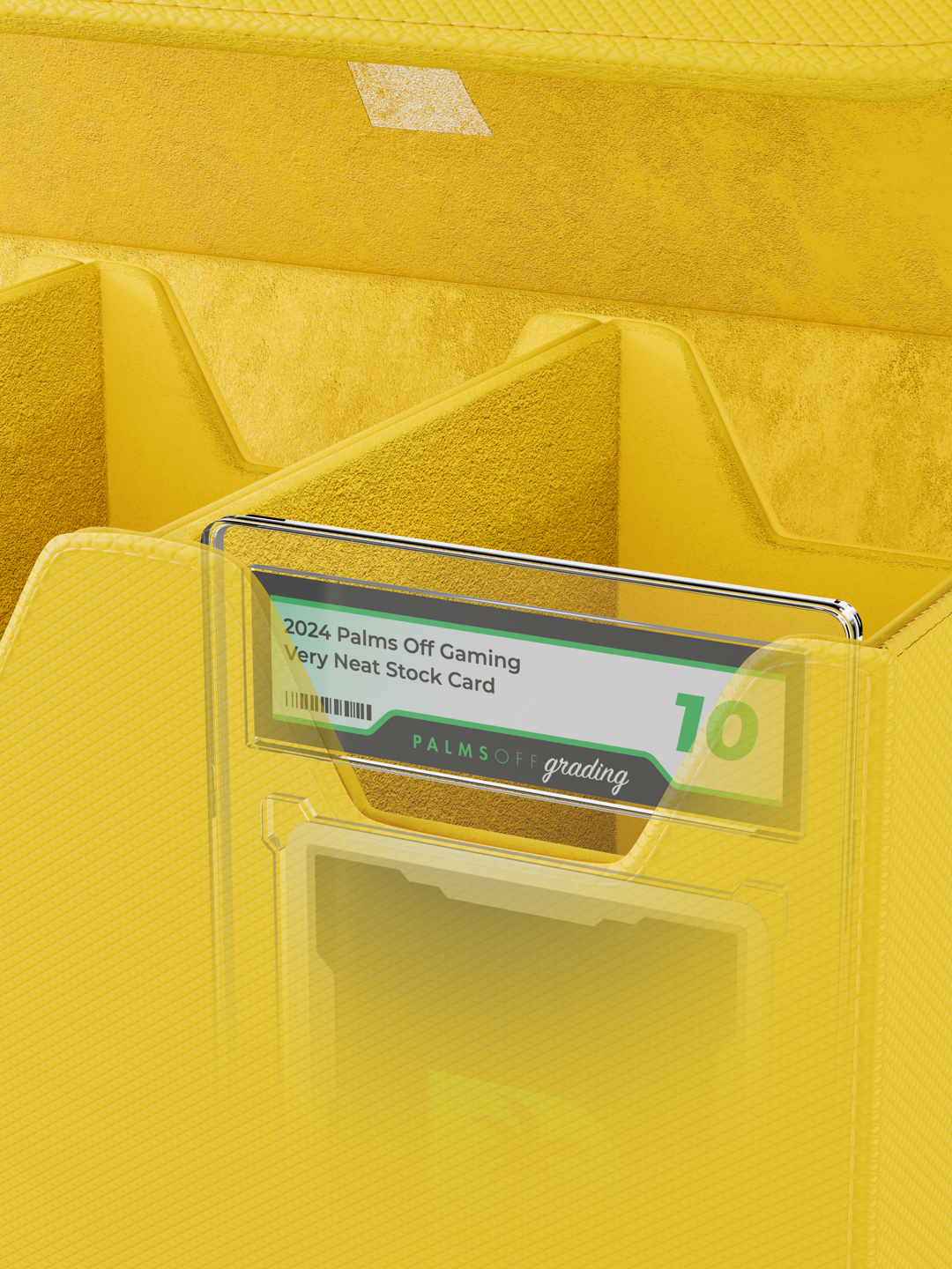 Collector's Series Graded Card Storage Case - Large - Yellow