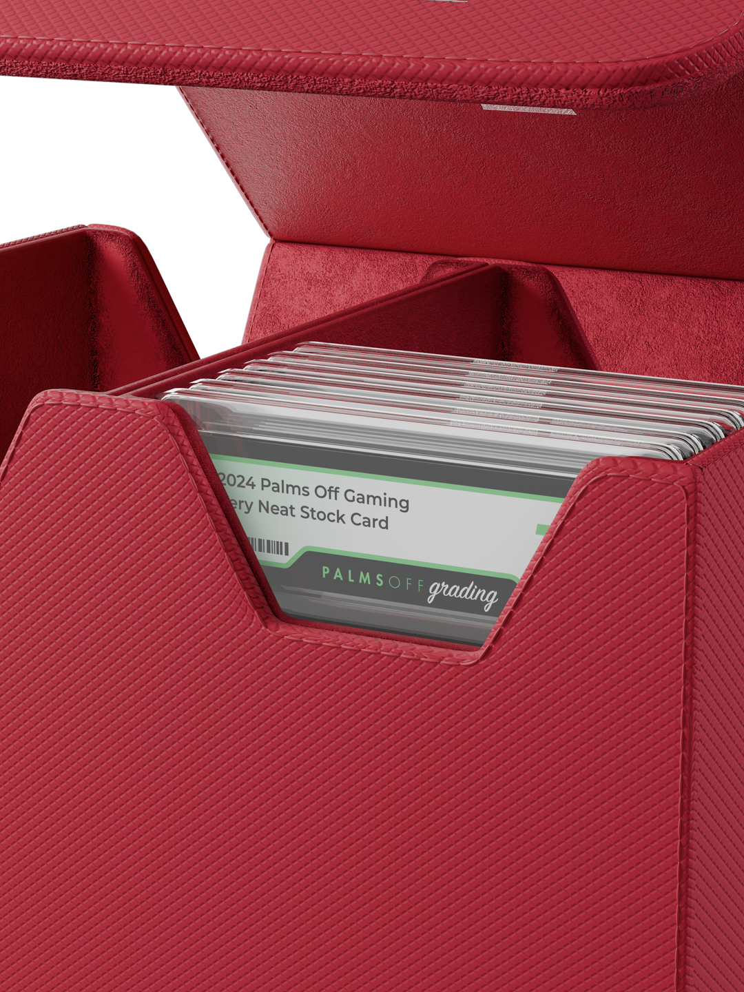 Collector's Series Graded Card Storage Case - Medium - Red