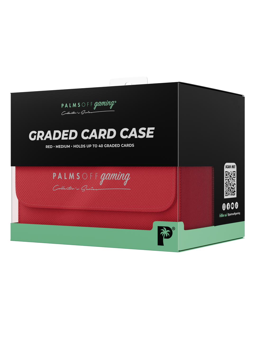 Collector's Series Graded Card Storage Case - Medium - Red