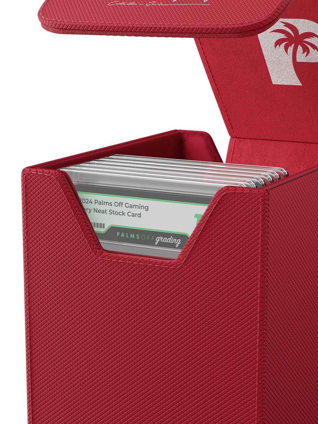 Collector's Series Graded Card Storage Case - Small - Red
