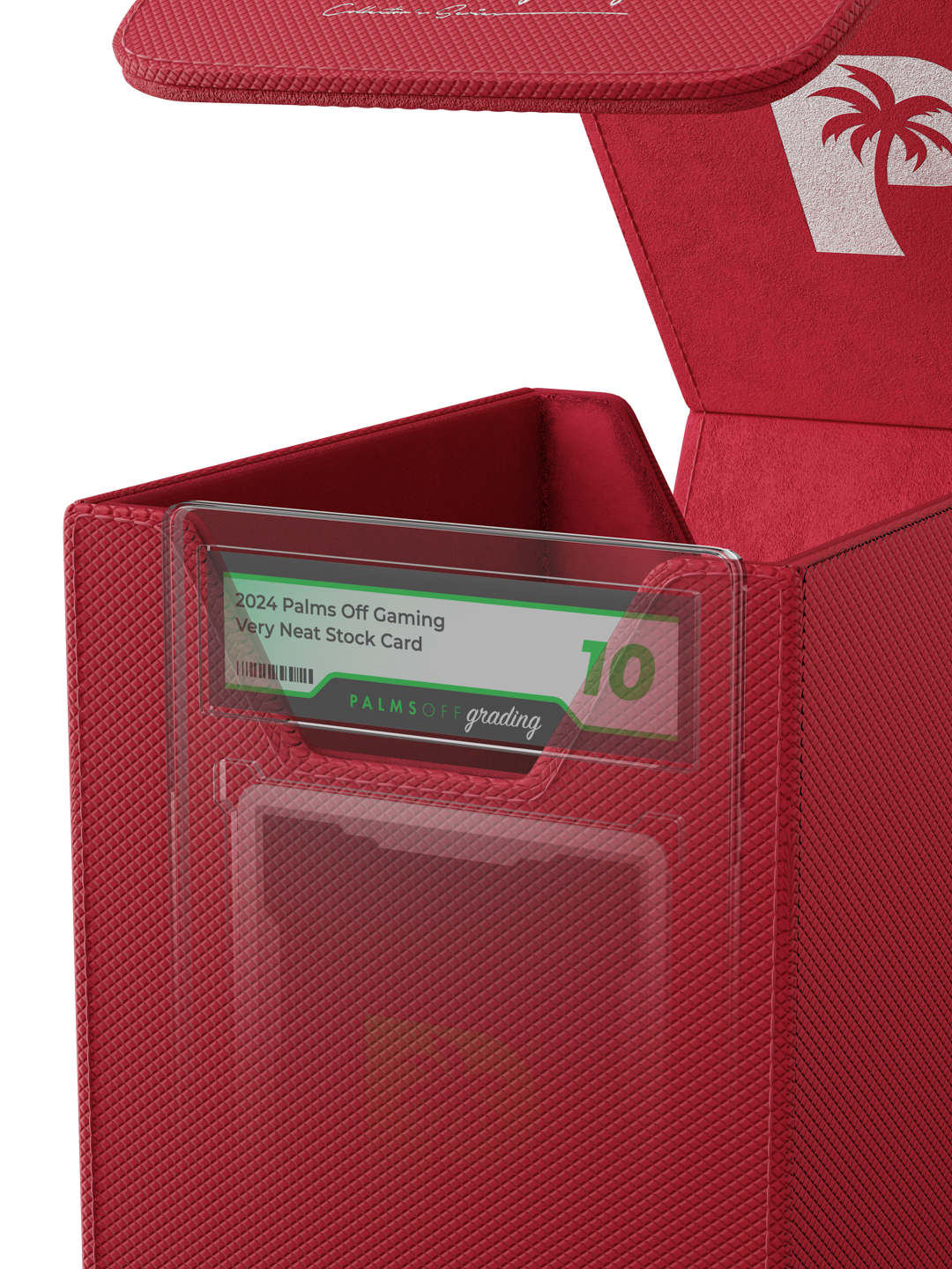 Collector's Series Graded Card Storage Case - Small - Red