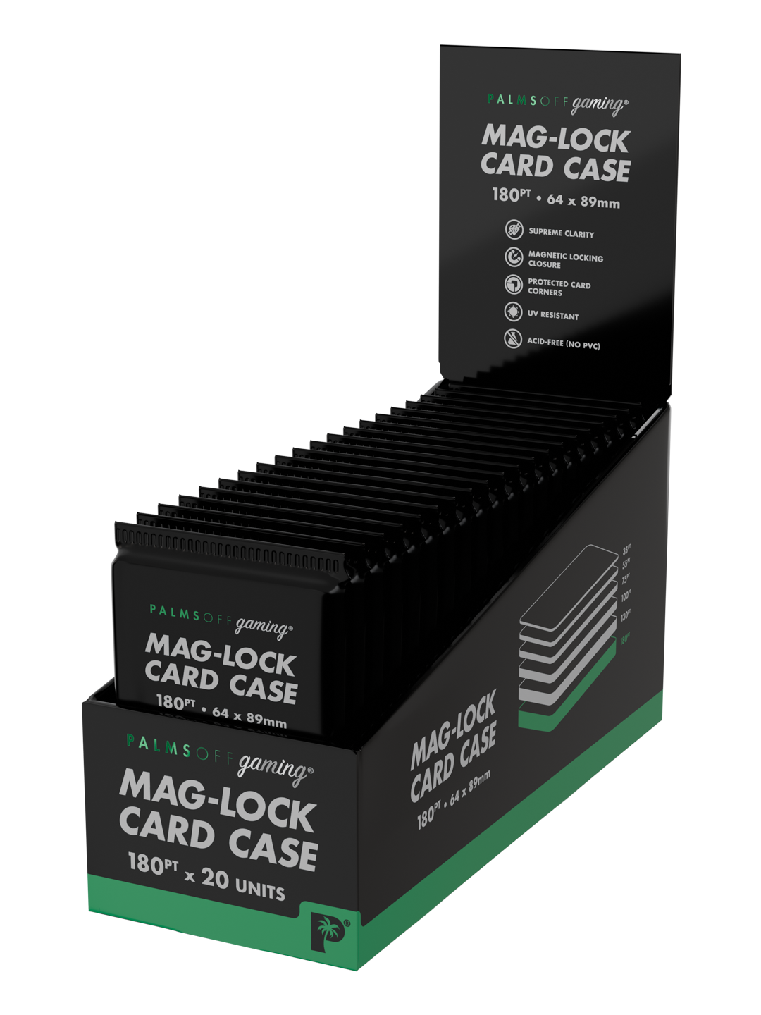 180pt Mag-Lock Card Case - Display Carton (20pc)