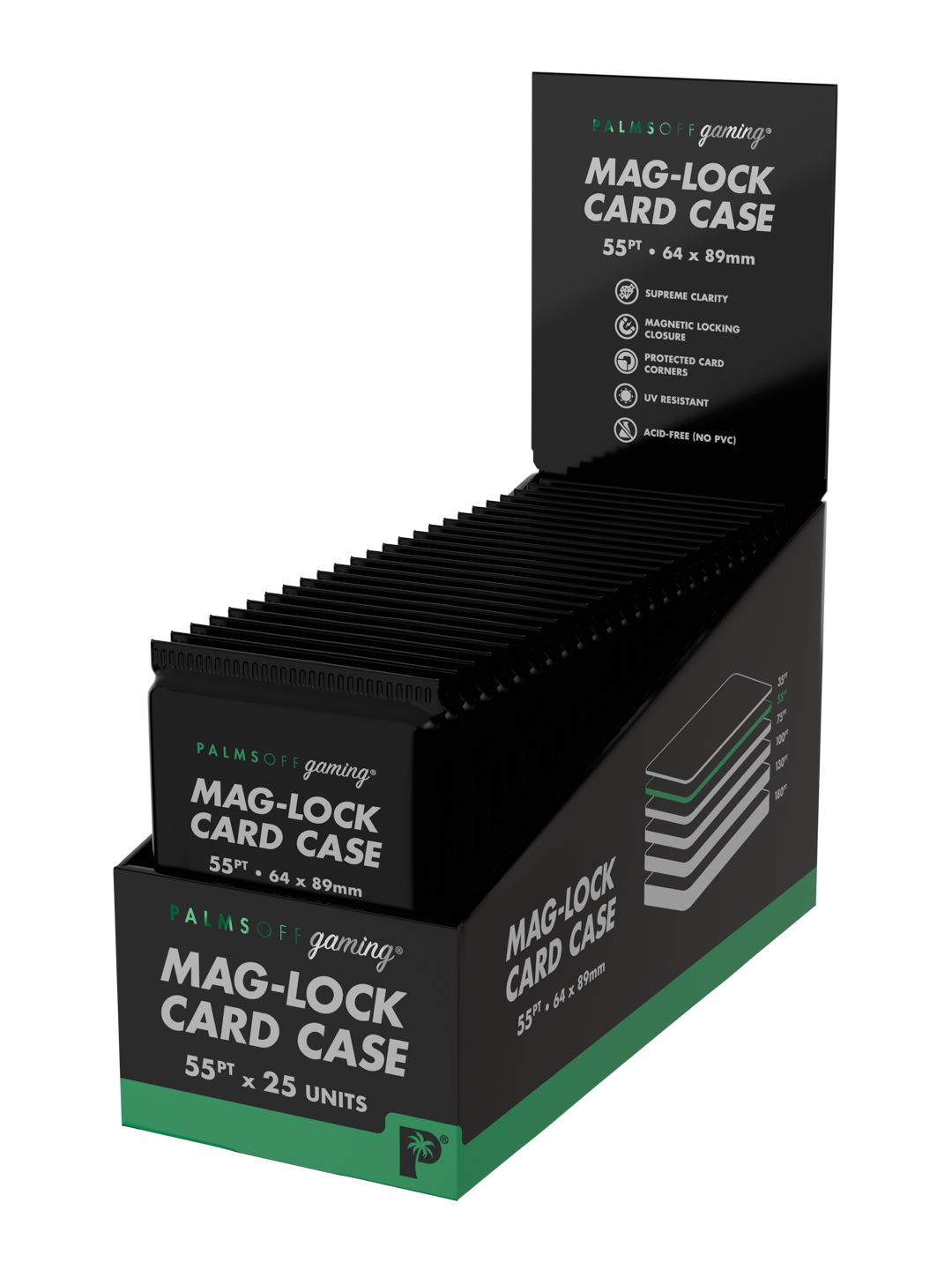 55pt Mag-Lock Card Case - Display Carton (25pc)