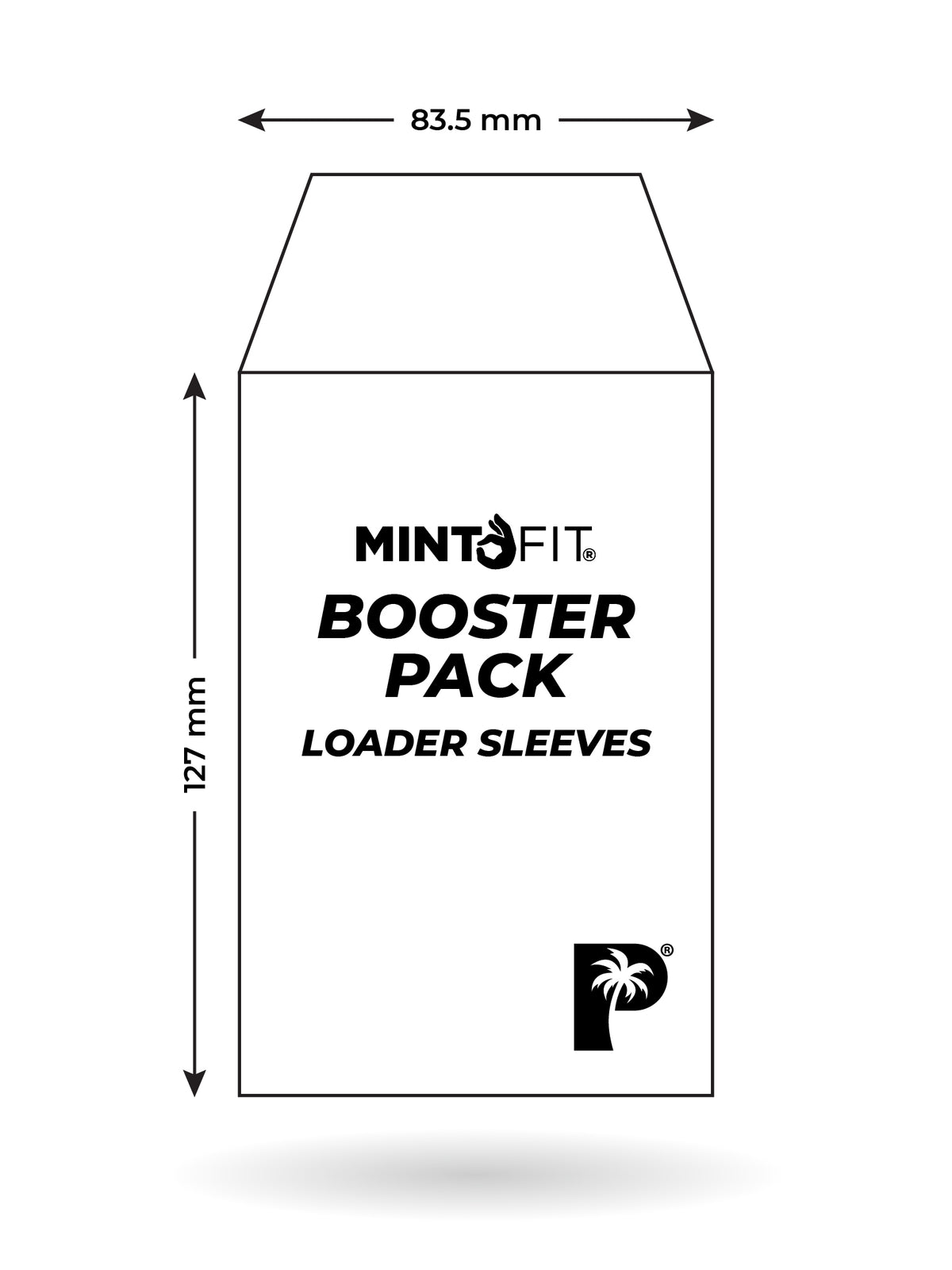 MintFit Booster Pack Loader Sleeves - 50pc
