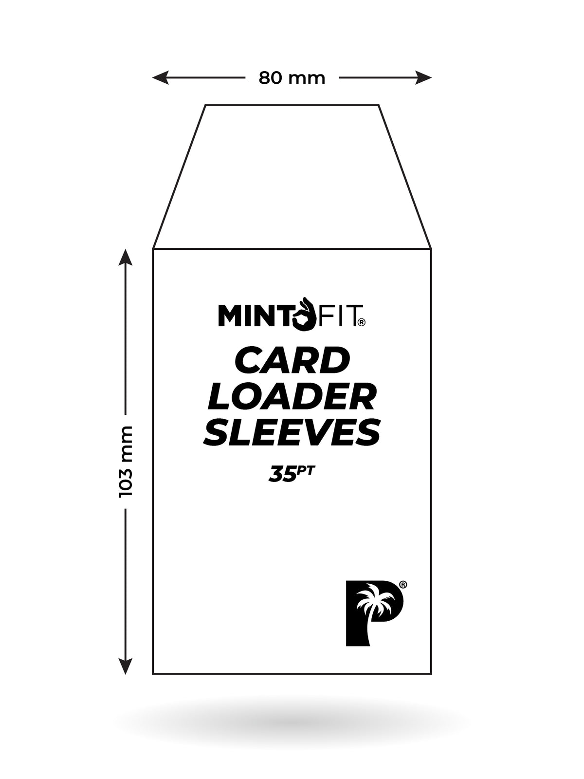 MintFit Card Loader Sleeves - 35pt - 100pc