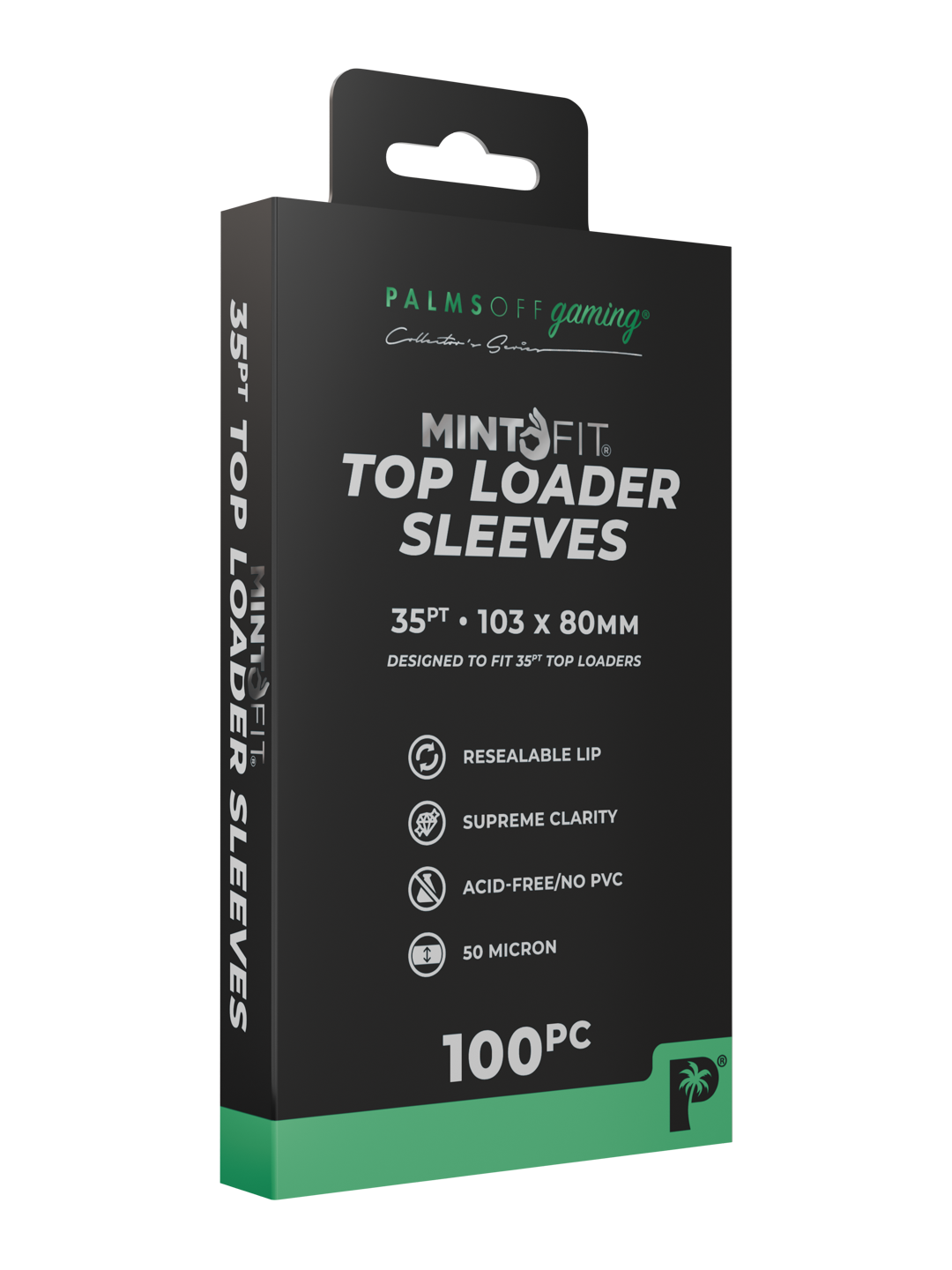 MintFit Card Loader Sleeves - 35pt - 100pc