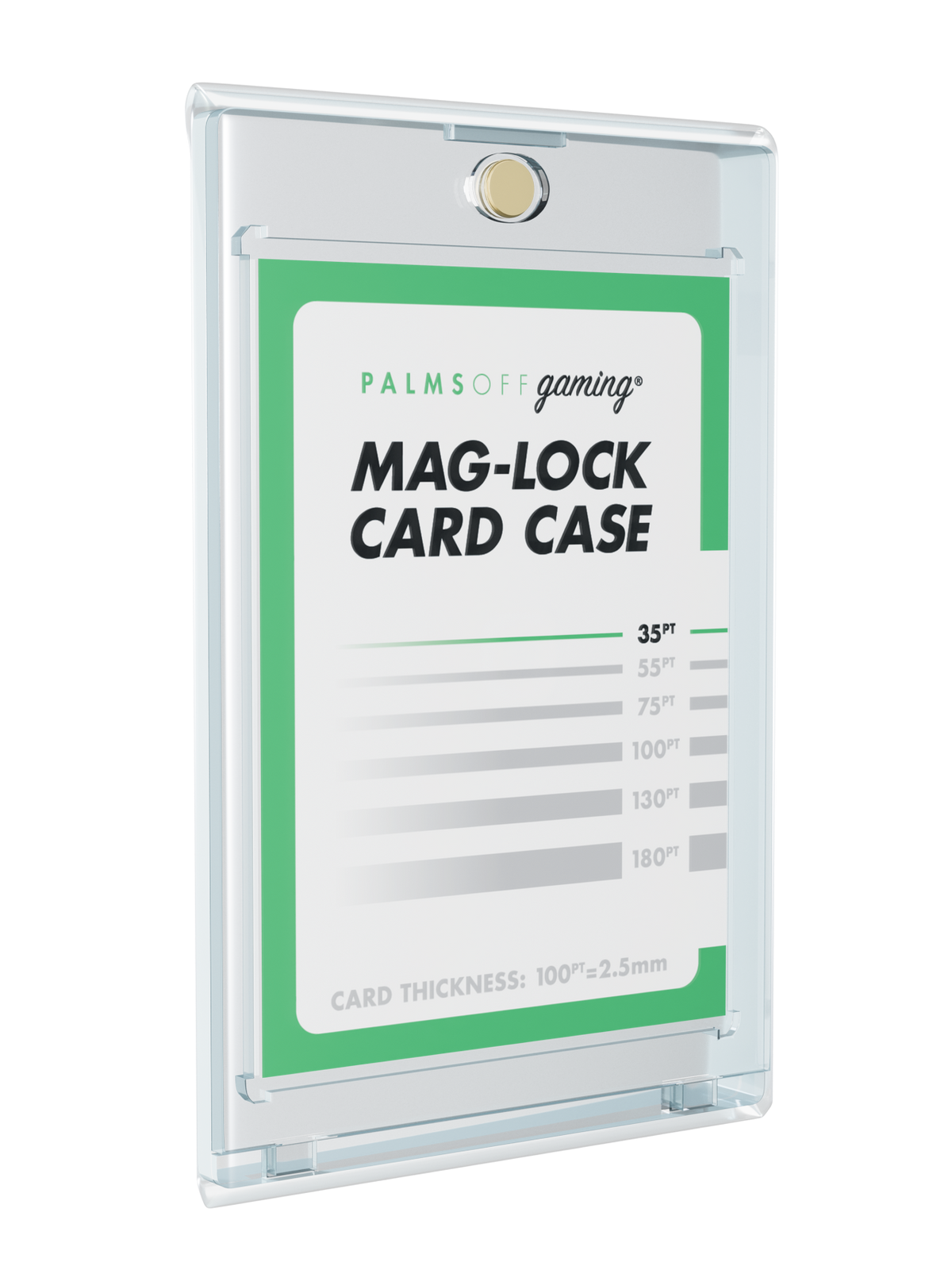 MintFit Mag-Lock Card Case Sleeves (35pt-75pt) - 100pc