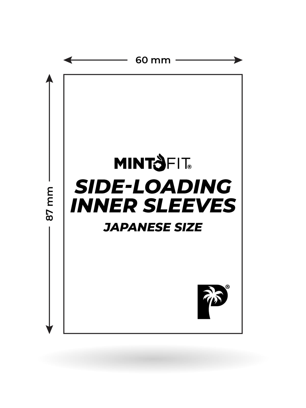 MintFit Side-Loading Inner Sleeves - Japanese Mini Size - 100pc