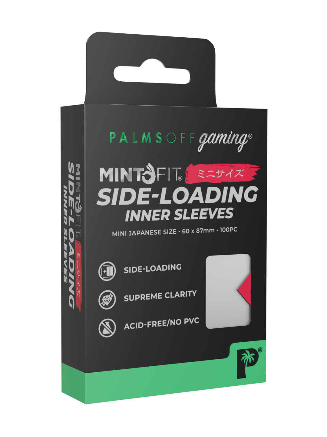 MintFit Side-Loading Inner Sleeves - Japanese Mini Size - 100pc