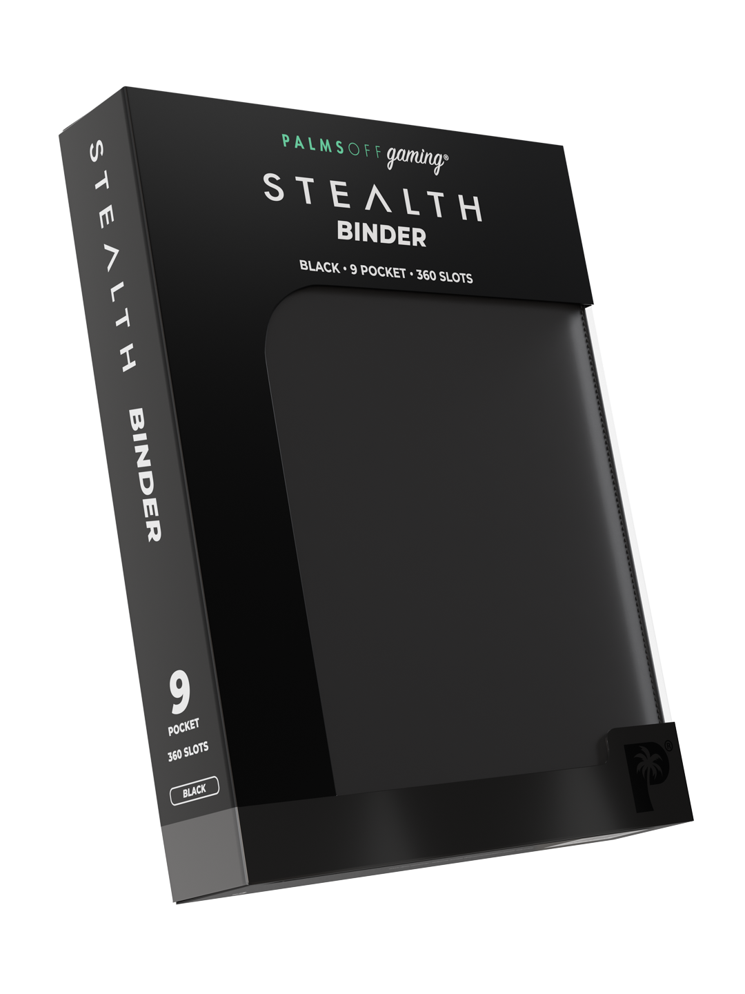 Stealth 9 Pocket Zip Binder - Black