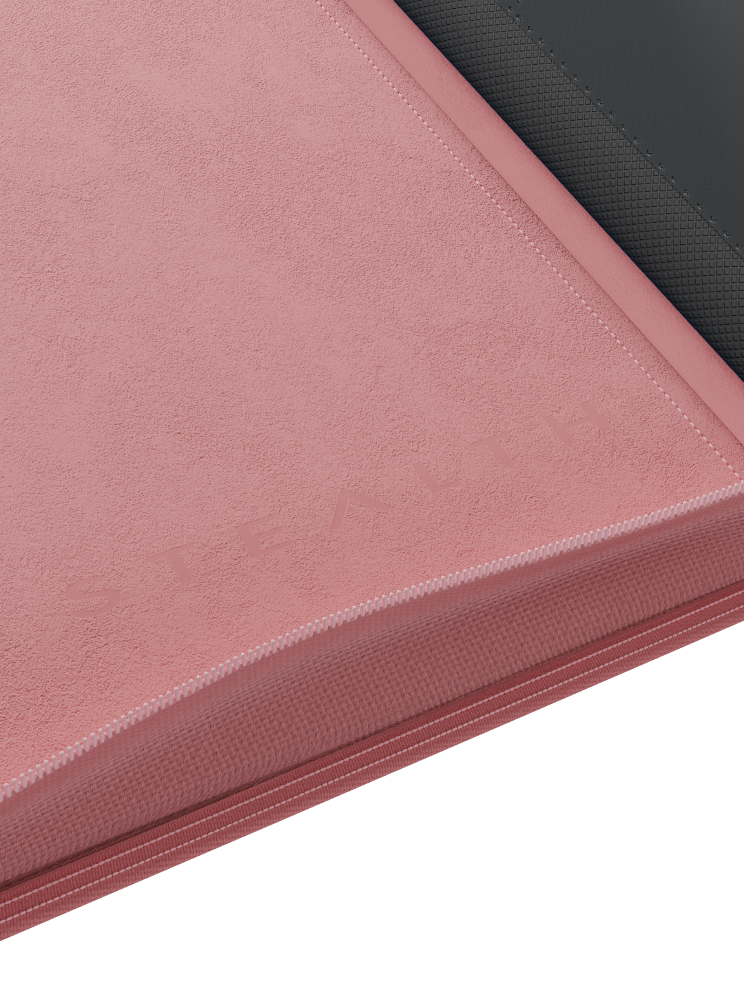 Stealth 9 Pocket Zip Binder - Pink
