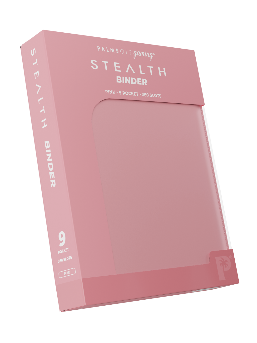 Stealth 9 Pocket Zip Binder - Pink