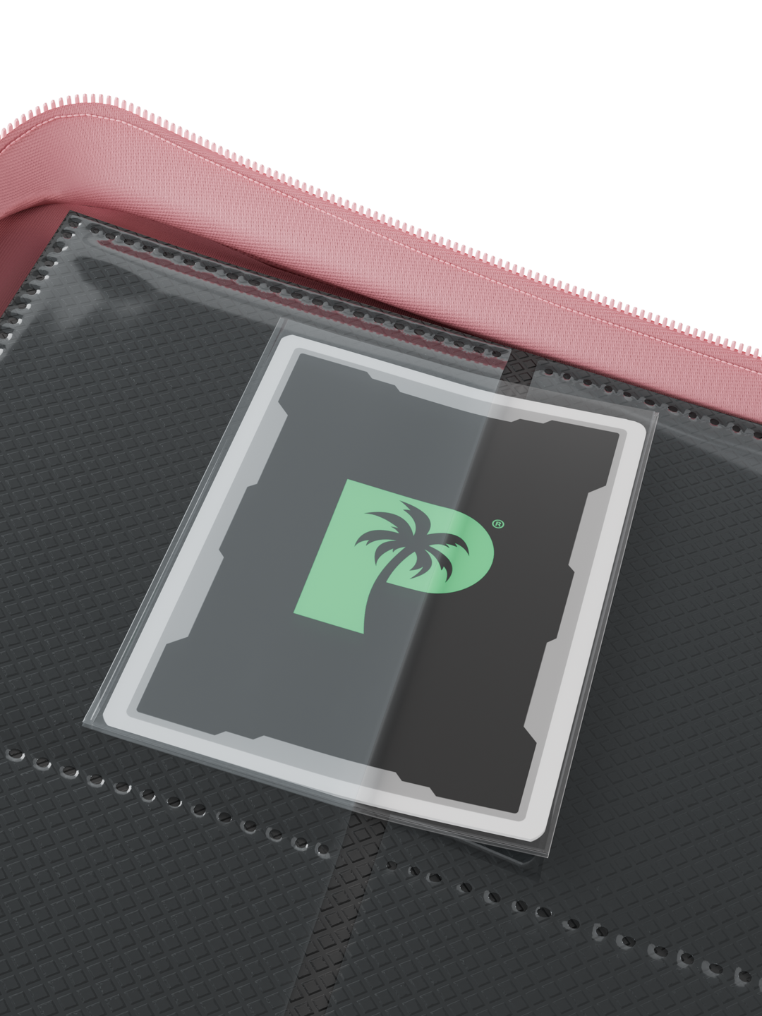 Stealth 9 Pocket Zip Binder - Pink