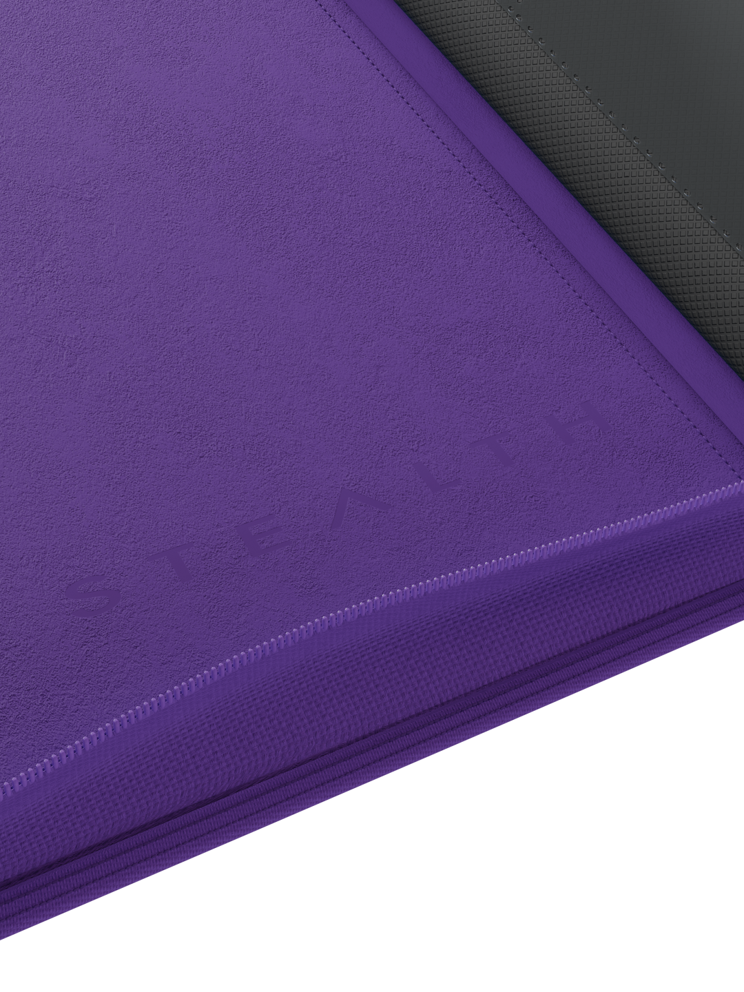 Stealth 9 Pocket Zip Binder - Purple