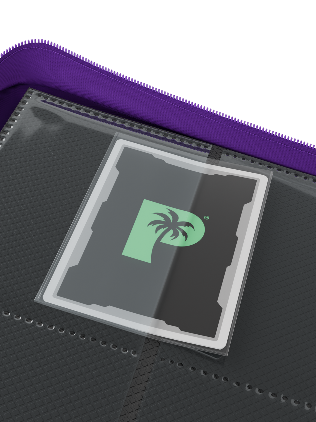 Stealth 9 Pocket Zip Binder - Purple