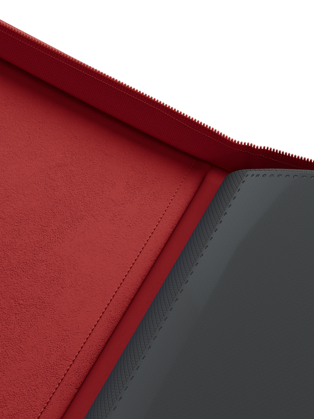 Stealth 9 Pocket Zip Binder - Red