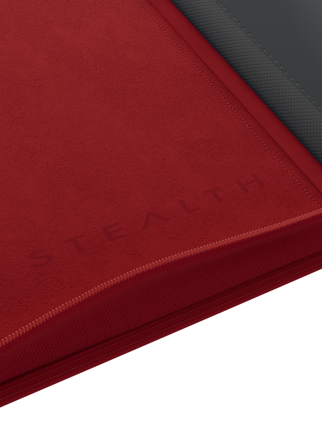 Stealth 9 Pocket Zip Binder - Red
