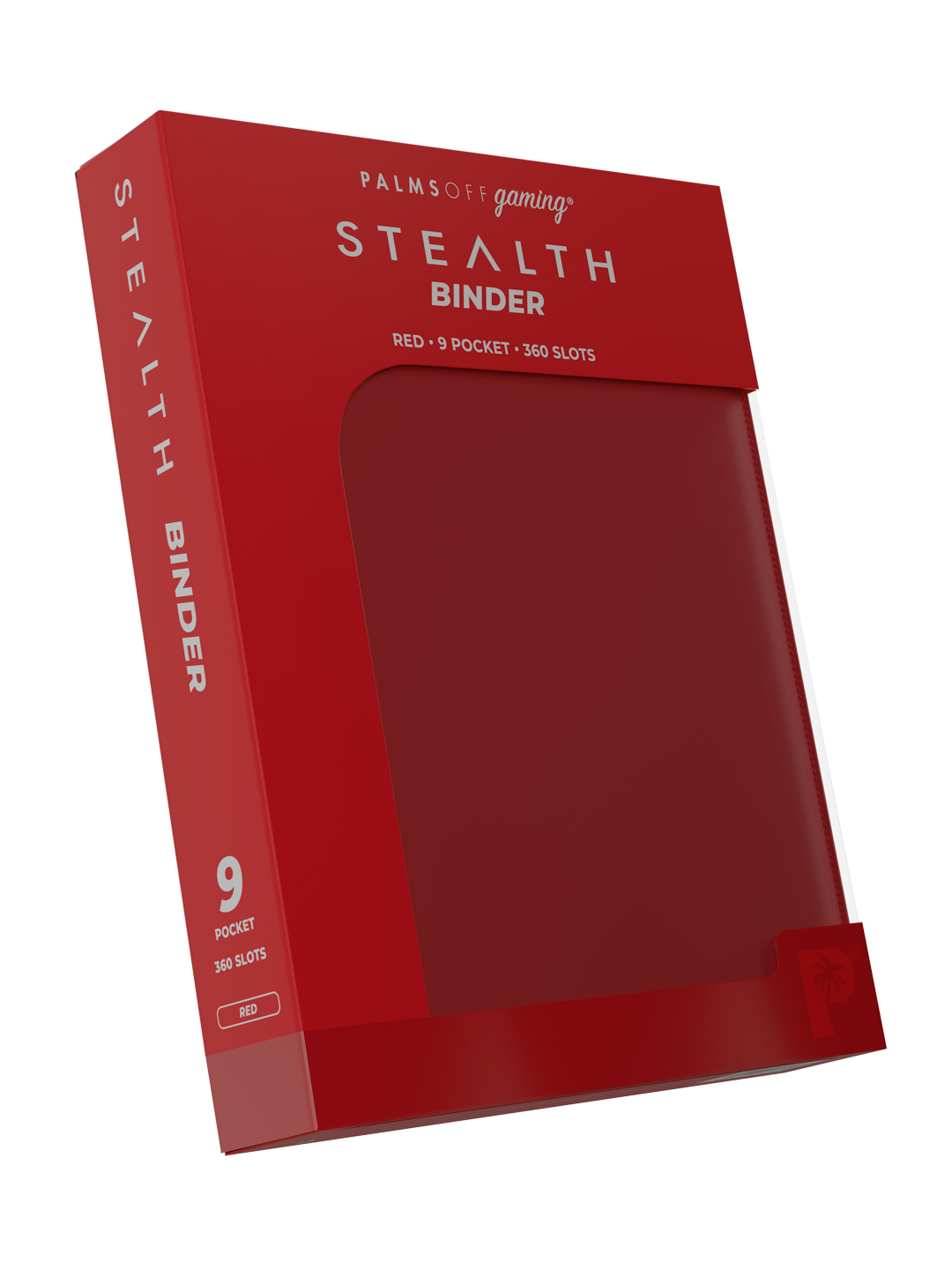 Stealth 9 Pocket Zip Binder - Red